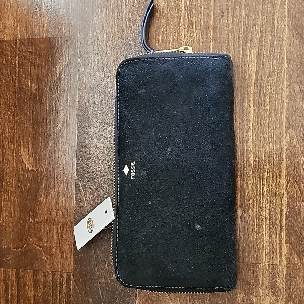 Fossil suede wallet